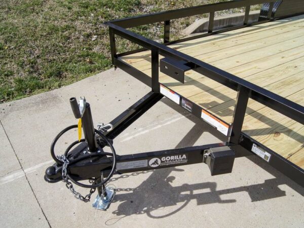 7x18 Straight Deck Utility Trailer (2) 3,500lb Axles - No Gate - Image 9
