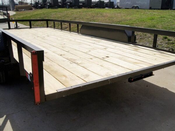 7x18 Straight Deck Utility Trailer (2) 3,500lb Axles - No Gate - Image 13