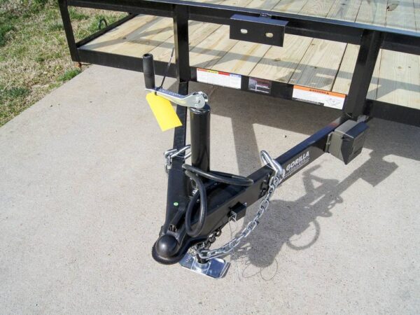 7x20 Dovetail Utility Trailer (2) 3,500lb Axles with Elevated Basket - Image 11