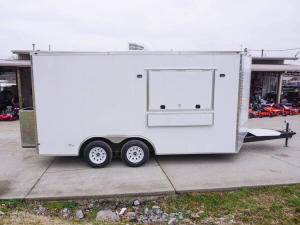 8.5' x 16' Elite Concession Food Event Catering Trailer - Image 32