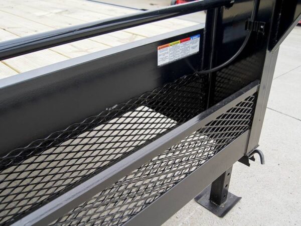 8.5x25 IBeam Gooseneck Straight Deckover Trailer (2) 7K Axles Slide Ramps - Image 9