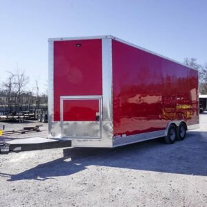 Enclosed Trailer 8.5' X 20' Custom Red Event  Storage