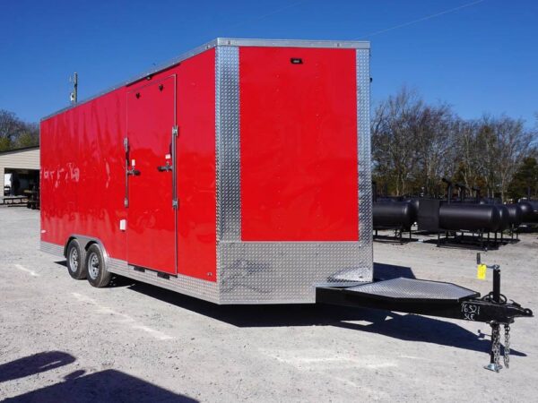 Enclosed Trailer 8.5' X 20' Custom Red Event  Storage - Image 8