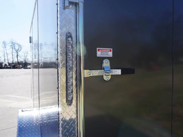 Enclosed Trailer 6' X 12' Charcoal- V-Nose 3,500 lb. Axle Storage - Image 12