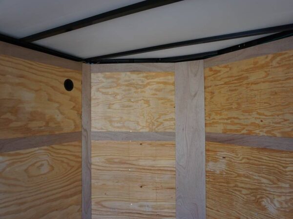 Enclosed Trailer 6' X 12' Charcoal- V-Nose 3,500 lb. Axle Storage - Image 22