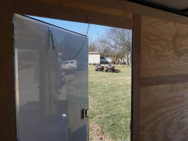 Enclosed Trailer 6' X 12' Charcoal- V-Nose 3,500 lb. Axle Storage - Image 23