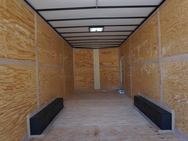 8.5x24 Red Enclosed Trailer (2) 5200lb Axles 7.5 Interior Height Storage - Image 18