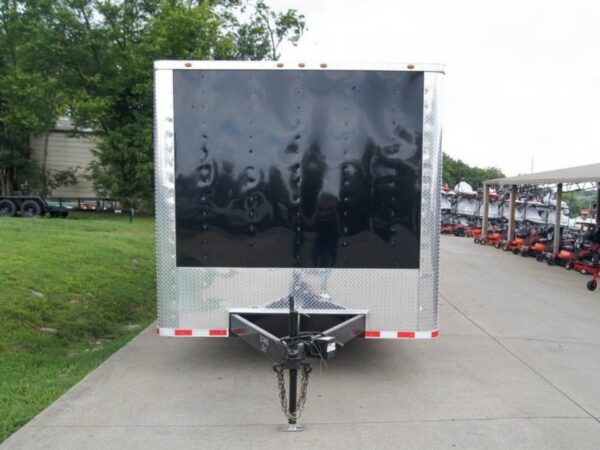 8.5x32 Flat Nose Black Enclosed Trailer With rear Gate and side door (3) 7K Axles 21k GVWR - Image 3