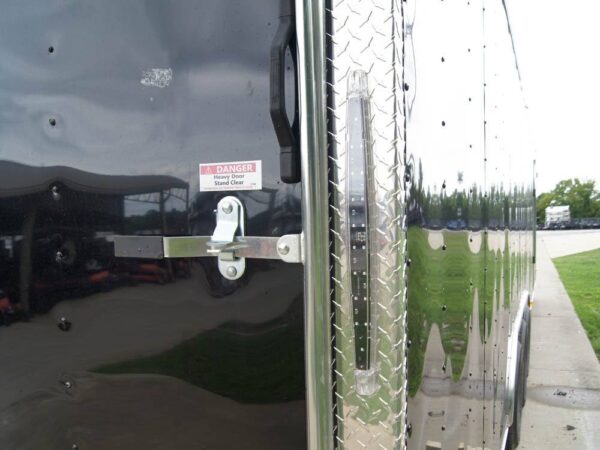 8.5x32 Flat Nose Black Enclosed Trailer With rear Gate and side door (3) 7K Axles 21k GVWR - Image 8