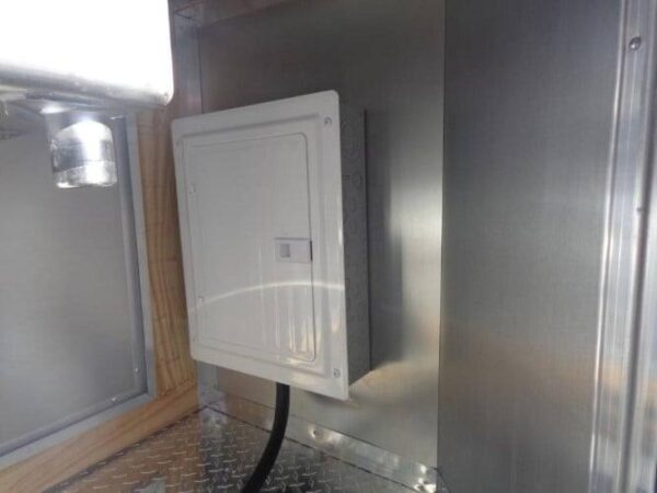 8.5' x 16' Red Catering Event Concession Food Trailer - Image 30