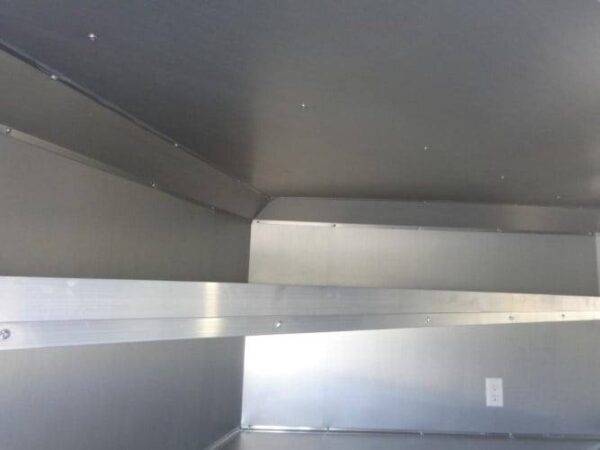 8.5' x 16' Red Catering Event Concession Food Trailer - Image 19