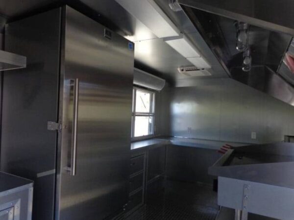 8.5' x 16' Red Catering Event Concession Food Trailer - Image 24
