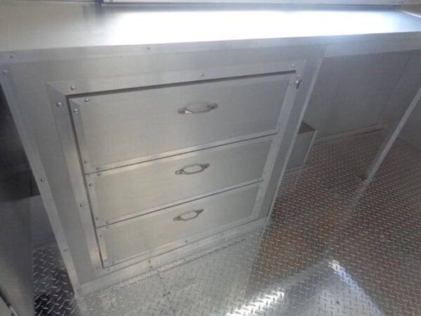 8.5' x 16' Red Catering Event Concession Food Trailer - Image 16