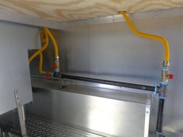8.5' x 16' Red Catering Event Concession Food Trailer - Image 18
