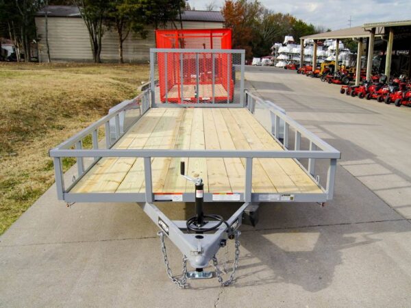 7x20 Tube Top Dovetail Utility Trailer (2) 3500lb Axles - Image 18