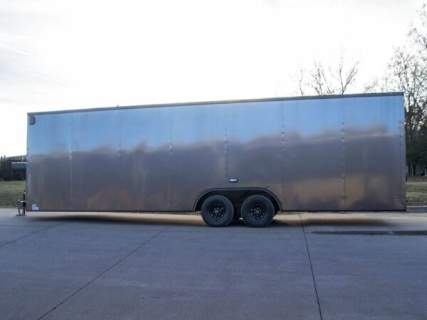 8.5x28 V-Nose Enclosed Trailer Black Out Package (2) 5,200lb Axles - Image 5