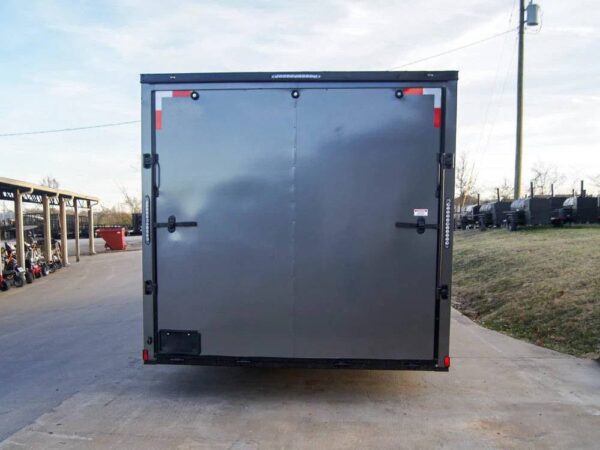 8.5x28 V-Nose Enclosed Trailer Black Out Package (2) 5,200lb Axles - Image 6