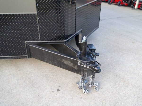 8.5x28 V-Nose Enclosed Trailer Black Out Package (2) 5,200lb Axles - Image 10