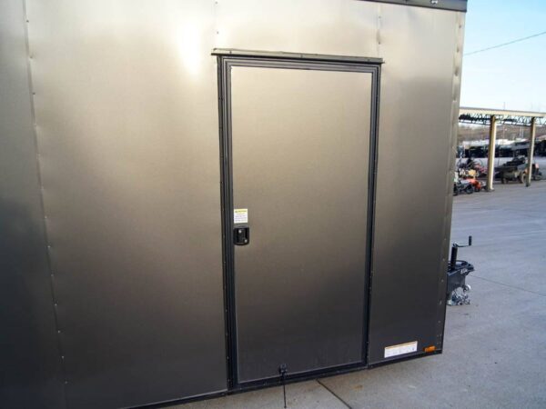 8.5x28 V-Nose Enclosed Trailer Black Out Package (2) 5,200lb Axles - Image 13