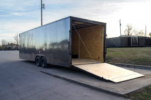 8.5x28 V-Nose Enclosed Trailer Black Out Package (2) 5,200lb Axles - Image 15