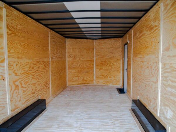 8.5x28 V-Nose Enclosed Trailer Black Out Package (2) 5,200lb Axles - Image 18