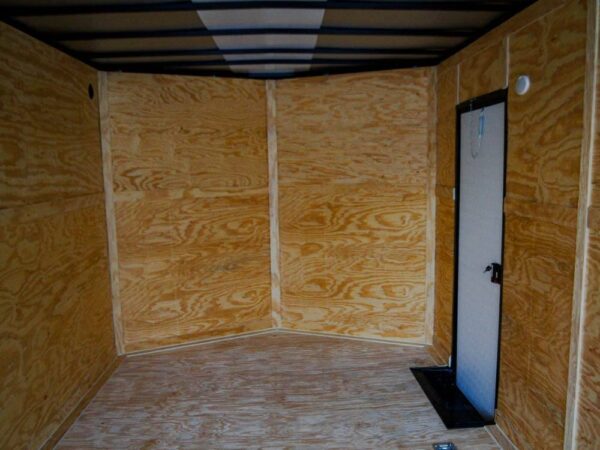 8.5x28 V-Nose Enclosed Trailer Black Out Package (2) 5,200lb Axles - Image 19