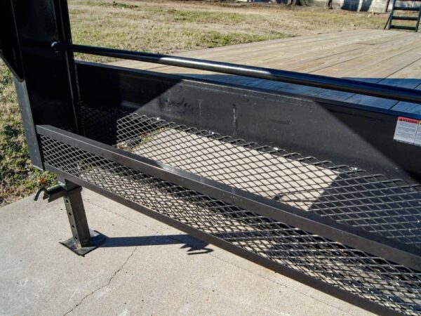 8.5x25 IBeam Gooseneck Deckover Trailer (2) 7K Axles Stand-Up Ramps - Image 11