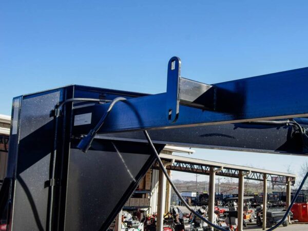 8.5x25 IBeam Gooseneck Deckover Trailer (2) 7K Axles Stand-Up Ramps - Image 17