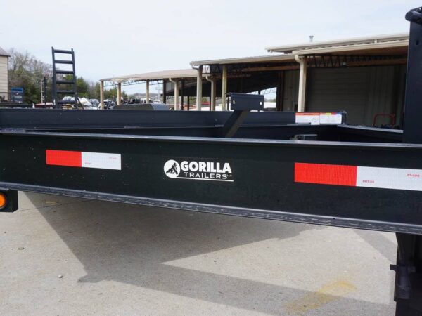 8.5x22 I-Beam Deckover Trailer (2) 7K Axles Stand-Up Ramps 14k GVWR - Image 10