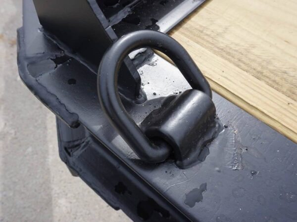 7x20 Equipment Trailer 8" I-Beam (2) 7K Axles Standup Ramps - Image 14