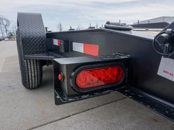 7x20 Equipment Trailer 8" I-Beam (2) 7K Axles Standup Ramps - Image 18