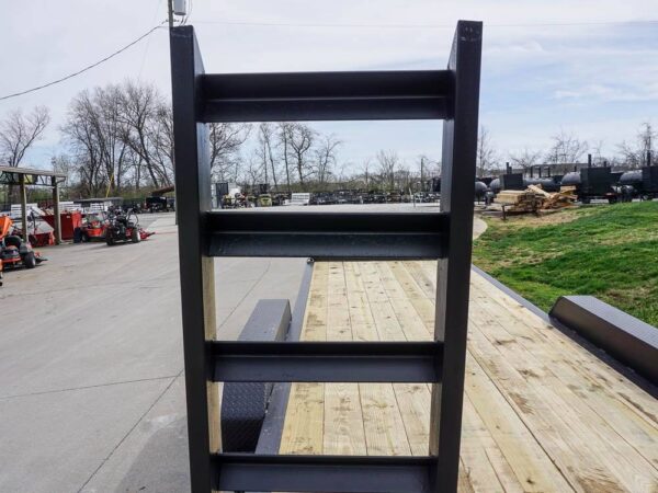 7x20 Equipment Trailer 8" I-Beam (2) 7K Axles Standup Ramps - Image 19