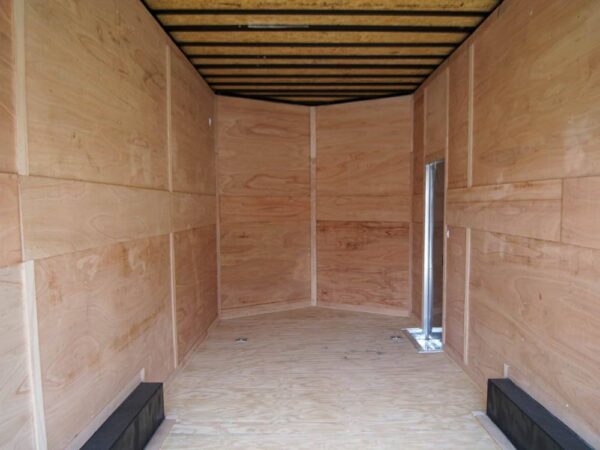 8.5x24 White V-Nose Enclosed Trailer 9ft Interior (2) 5,200lb Axles - Image 10