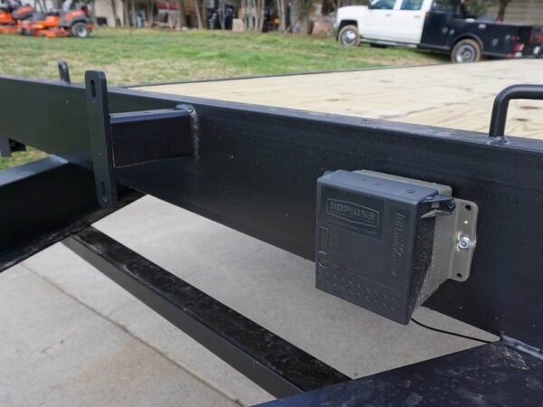 8.5x22 I-Beam Deckover Trailer (2) 7K Axles Stand-Up Ramps 14k GVWR - Image 11