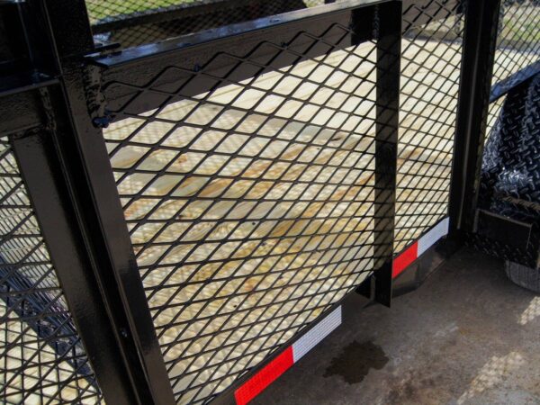 7x14 Powder Coated Dovetail Utility Trailer Stacked Baskets (2) 3,500lb Axles - Image 17