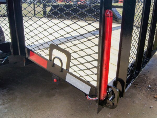 7x14 Powder Coated Dovetail Utility Trailer Stacked Baskets (2) 3,500lb Axles - Image 19