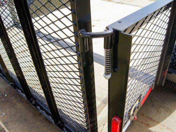 7x14 Powder Coated Dovetail Utility Trailer Stacked Baskets (2) 3,500lb Axles - Image 20