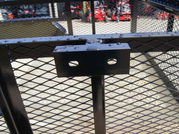 7x14 Powder Coated Dovetail Utility Trailer Stacked Baskets (2) 3,500lb Axles - Image 22