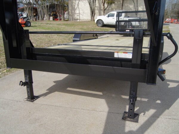 7x20 Gooseneck Tilt Car Hauler Trailer (2) 7K Drop Axles with Brakes - Image 11