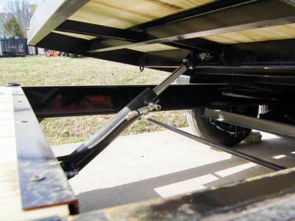 7x20 Gooseneck Tilt Car Hauler Trailer (2) 7K Drop Axles with Brakes - Image 18