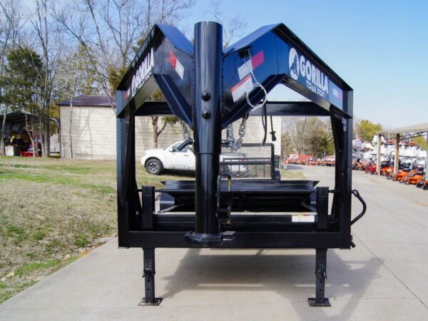 7x20 Gooseneck Tilt Car Hauler Trailer (2) 7K Drop Axles with Brakes - Image 23