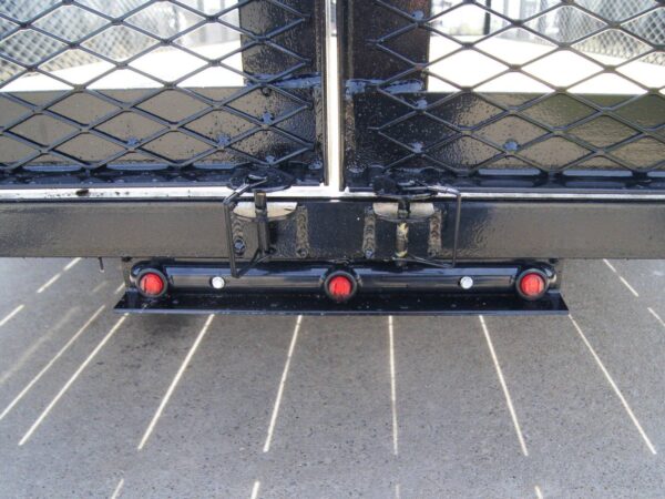 6.4x18 Straight Deck Utility Trailer 6ft Mesh with Barn Door Gate (2) 3500lb Axles - Image 18