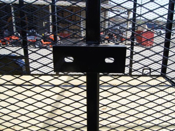 6.4x18 Straight Deck Utility Trailer 6ft Mesh with Barn Door Gate (2) 3500lb Axles - Image 20