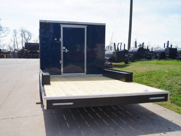 8.5x20 Hybrid Enclosed Trailer with Back Door (2) 5,200lb Axles Storage - Image 6