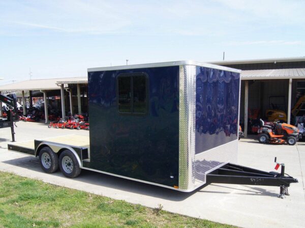 8.5x20 Hybrid Enclosed Trailer with Back Door (2) 5,200lb Axles Storage - Image 8