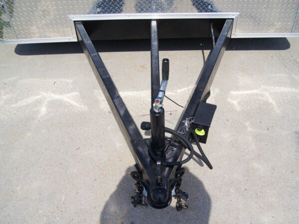 8.5x20 Hybrid Enclosed Trailer with Back Door (2) 5,200lb Axles Storage - Image 9