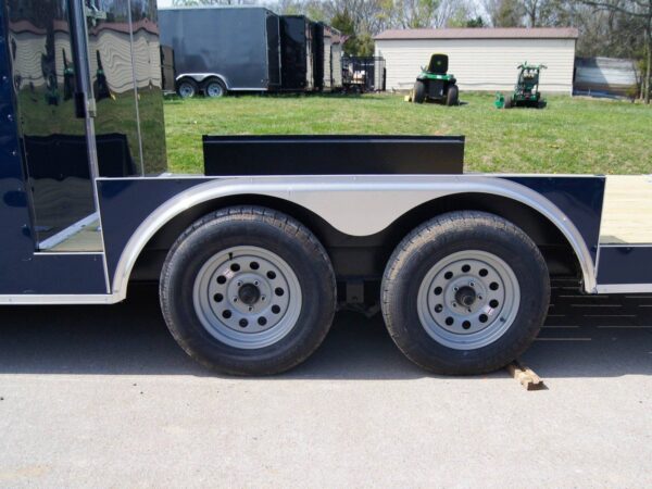 8.5x20 Hybrid Enclosed Trailer with Back Door (2) 5,200lb Axles Storage - Image 15