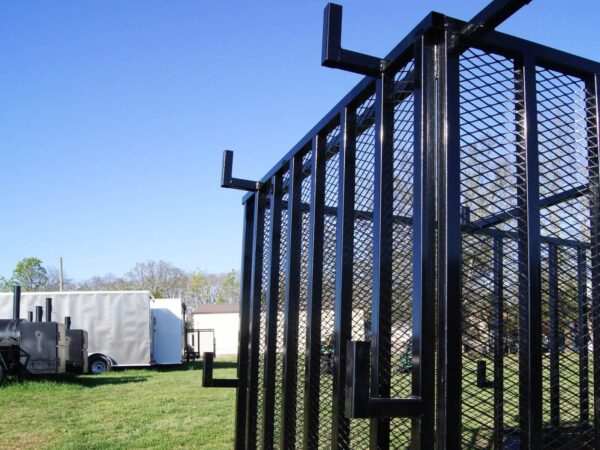 7x16 Dovetail Utility Trailer with 6ft Mesh Sides and Ladder Racks (2) 5,200lb Axles - Image 10