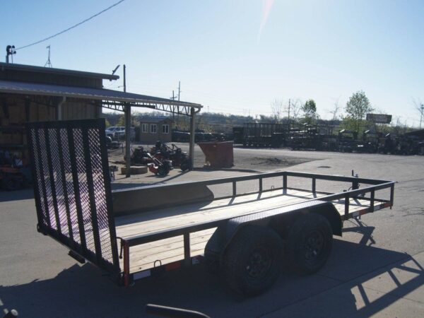 7x14 Powder Coated Straight Deck Utility Trailer (2) 3500lb Axles - Image 6