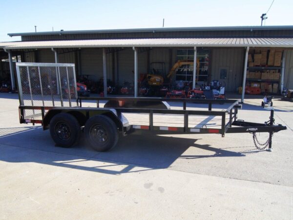 7x14 Powder Coated Straight Deck Utility Trailer (2) 3500lb Axles - Image 7